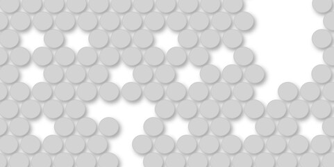 Grey tiles wall. round marble textures, ball tiles. Top view pavement circle block gray texture with seamless patterns floor background. Air Bubble wrap texture background. Textured Background.