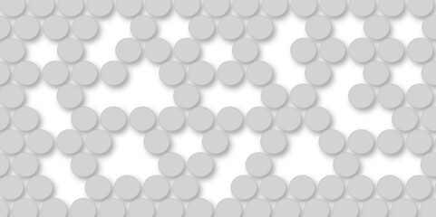 Grey tiles wall. round marble textures, ball tiles. Top view pavement circle block gray texture with seamless patterns floor background. Air Bubble wrap texture background. Textured Background.