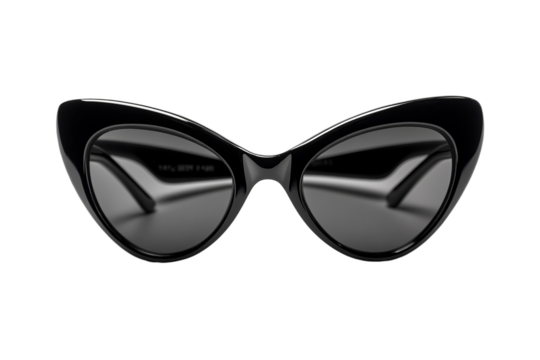 Feminine eyewear with stylish winged tips