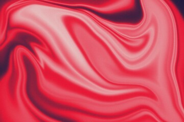 Abstract red silk fabric texture, flowing waves, elegant background