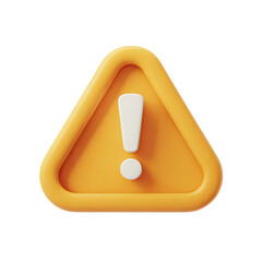 Yellow warning sign with exclamation mark for attention and safety alert important notification and caution notice