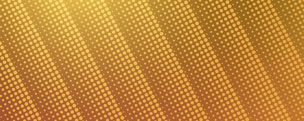 Yellow Orange abstract background diagonal geometric shape with halftone. Modern fiber textured vector