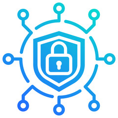 Fototapeta premium Cyber Security Icon