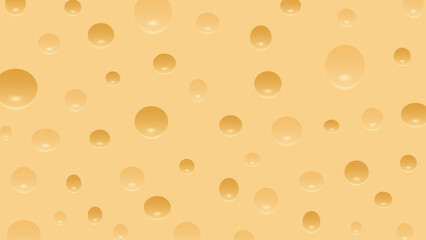 Swiss Cheese Texture Background Vector Illustration