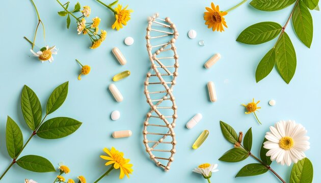 Herbal DNA Medicine Nature.