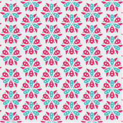 Background flower pattern vector seamless