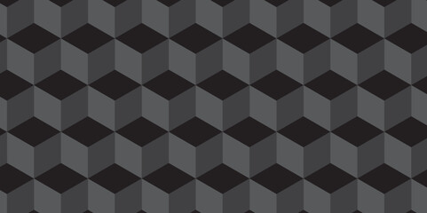 Illustration decoration colorful seamless material pattern with square cubic and cube design.	