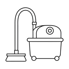 vector illustration of a mixer