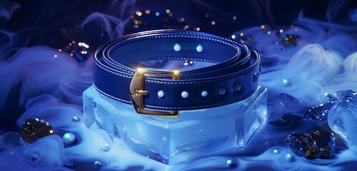 bely background in different color buckles and different unique color best abstract art belt backgorund