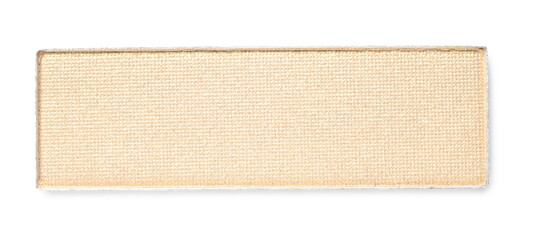 Beautiful eyeshadow refill pan isolated on white, top view