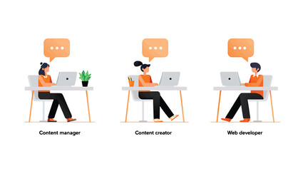 Teamwork Content Manager, Creator & Web Developer Collaboration