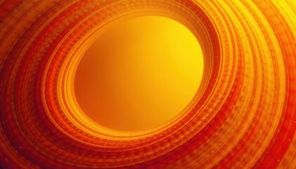 Abstract swirling orange and yellow circle pattern on a vibrant background , digital, fall, modern
