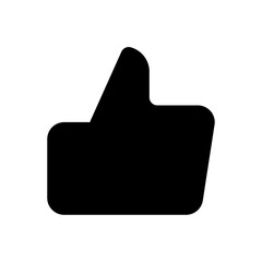 Thumbs Up fill Vector icon