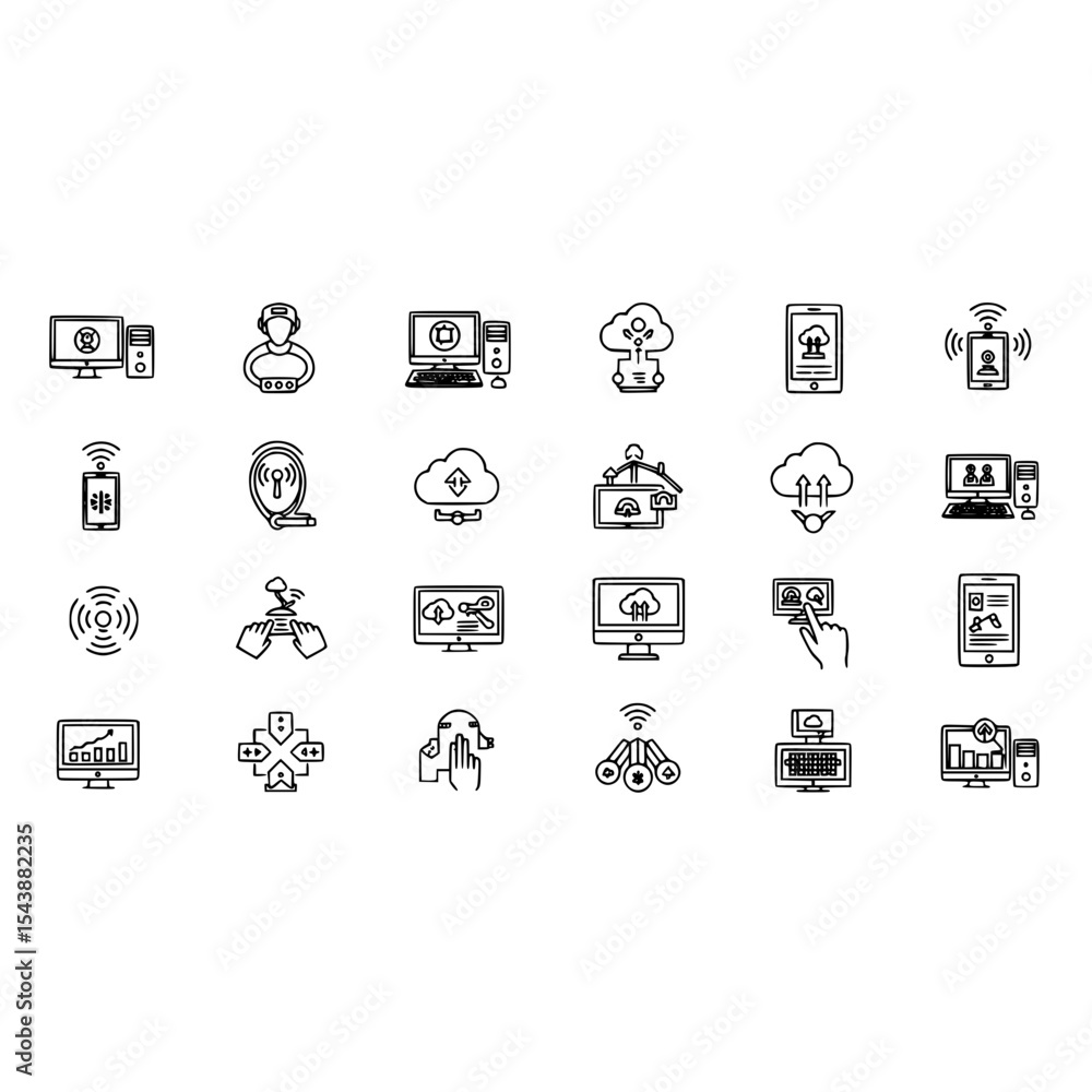 Poster cloud computing network technology server data storage computer connection communication digital dev