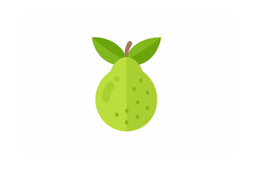 vector illustration of a pear