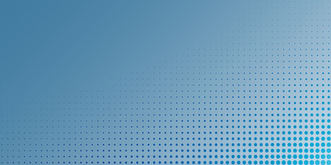 Modern blue halftone background. Dot pop art sport style vector. Eps10