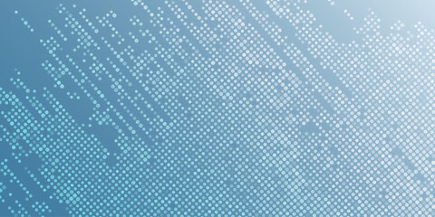 Modern blue halftone background. Dot pop art sport style vector. Eps10