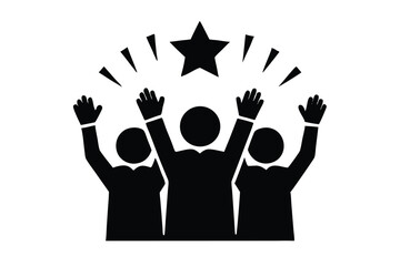 hands holding hands vector