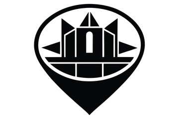 respawn point vector icon