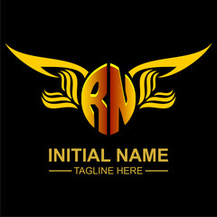 RN Golden Wing Emblem Logo
