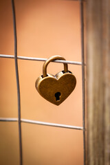 heart shaped lock