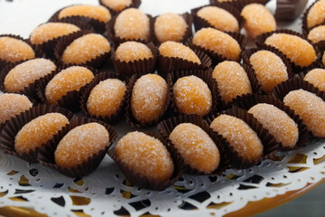 Palermo, Sicily. Sweet Italian desserts for Easter