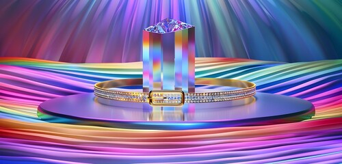 colorful bright color belt background with yellowish and golden buckle abstract background of the colorful belt background 