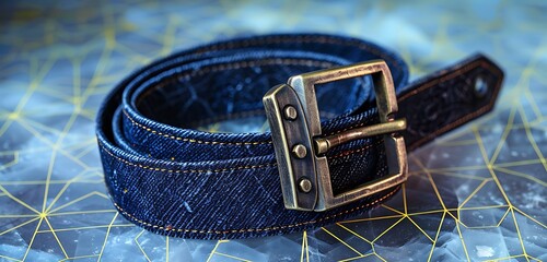 colorful bright color belt background with yellowish and golden buckle abstract background of the colorful belt background 