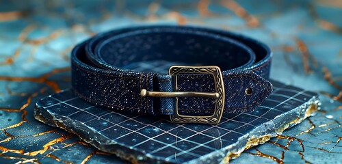 colorful bright color belt background with yellowish and golden buckle abstract background of the colorful belt background 