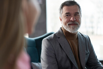 Smiling mature confident professional executive manager, portrait