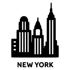 Obraz premium Skyscraper Soul New York Icon