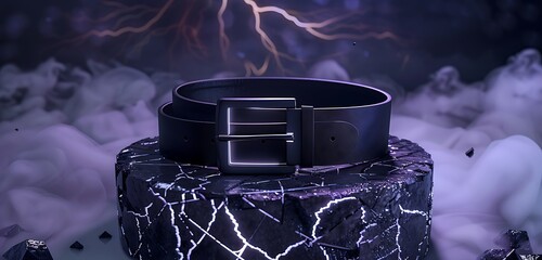 colorful bright color belt background with yellowish and golden buckle abstract background of the colorful belt background 