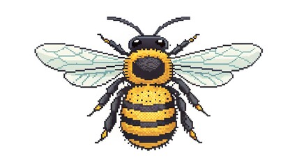 Pixel Art Honeybee