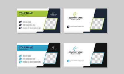 Creative, professional business card template.