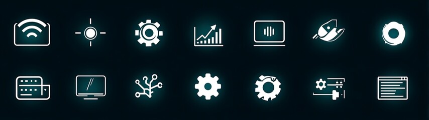 Obraz premium Technology Icons (1)