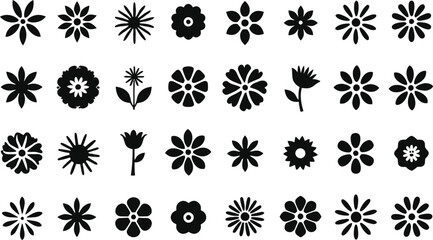 Collection of Pink and White Icon Set for Web and Mobile Applications