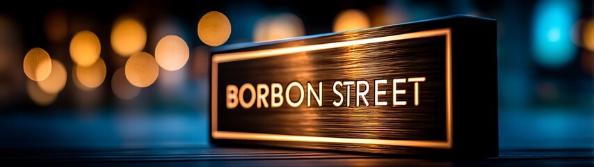 Illuminated street sign