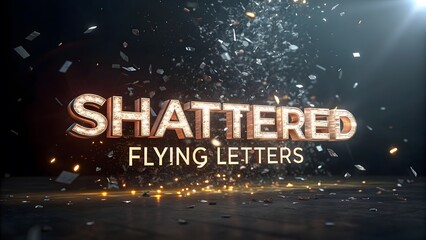 Shattered Flying Letters
