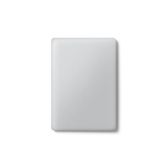 A simple, sleek white rectangular object, likely a device or accessory, designed for modern aesthetics and functionality.