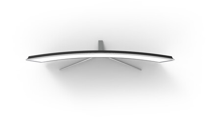 A sleek, modern ceiling light fixture designed for contemporary interiors, providing illumination and style.