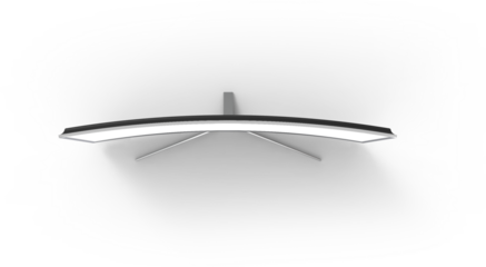 A sleek, modern ceiling light fixture designed for contemporary interiors, providing illumination and style.