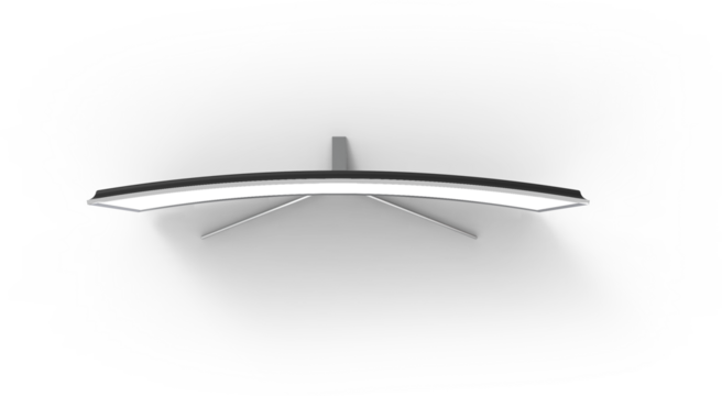 A sleek, modern ceiling light fixture designed for contemporary interiors, providing illumination and style.