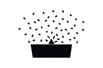 confetti vector icon