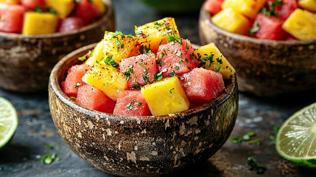mexican fruta con chamoy fruit with chamoy video