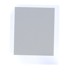 A blank polaroid photo frame, ready to capture memories.