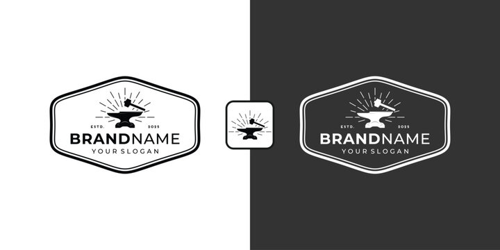 Anvil Logo vector, Images, Stock Photos and Pictures