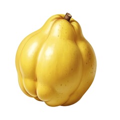 Quince white Background.