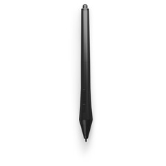 A sleek black pen designed for writing or drawing, showcasing a modern and minimalistic design.