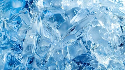 Obraz premium blue ice background, abstract ice background, aqua blue background