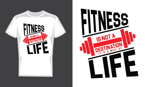 Gym Fitness t shirt design